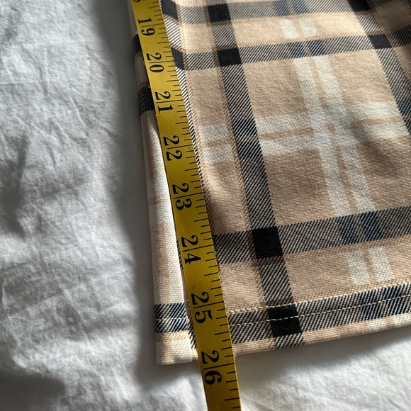 Sanctuary black and tan plaid pants, size XL - Picture 10 of 10